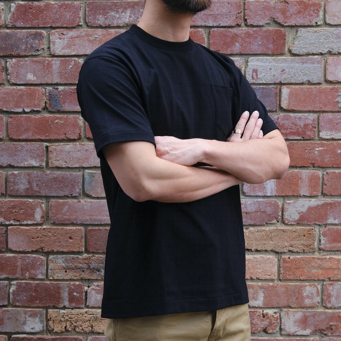 Anatomica Pocket Tee / Black