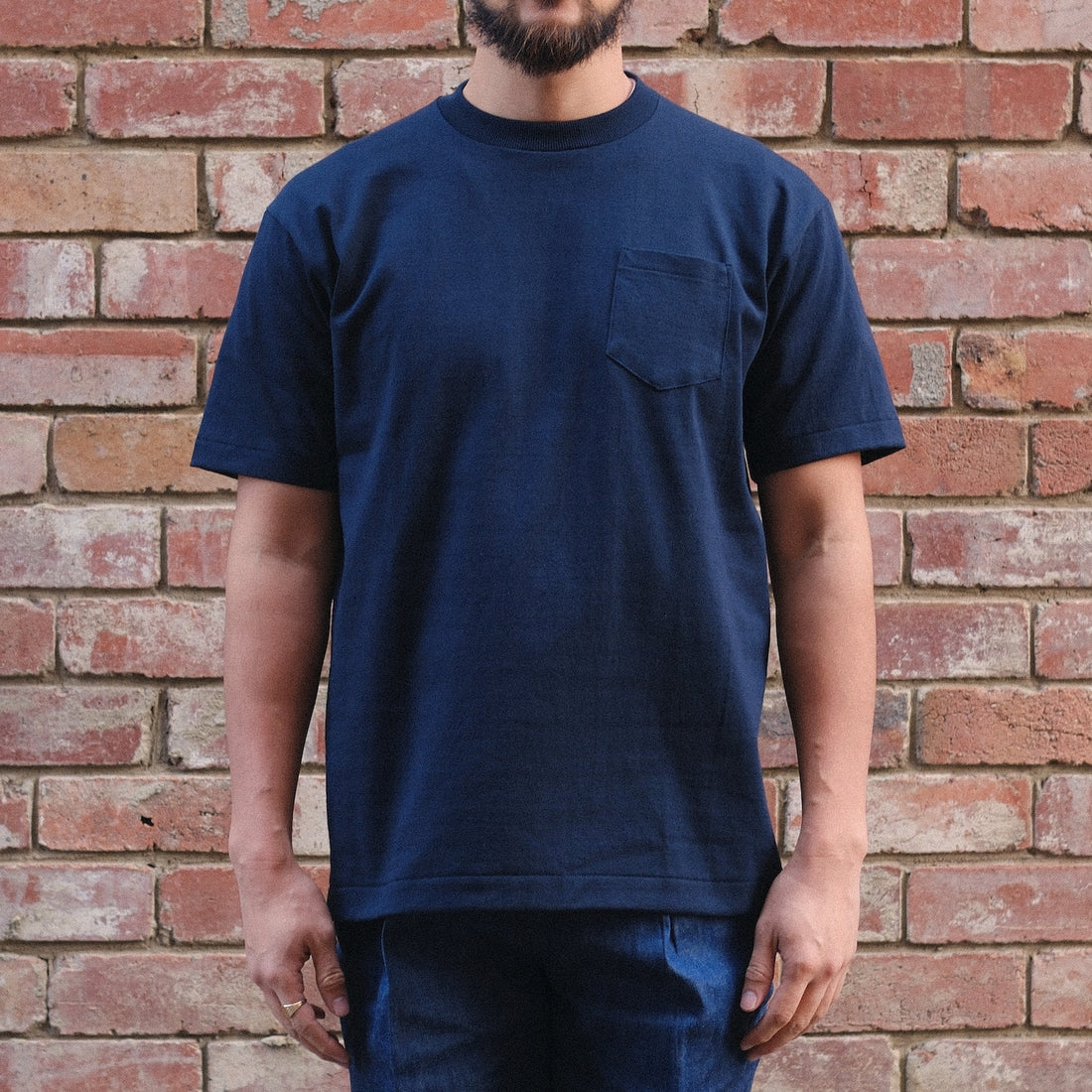 Anatomica Pocket Tee / Navy