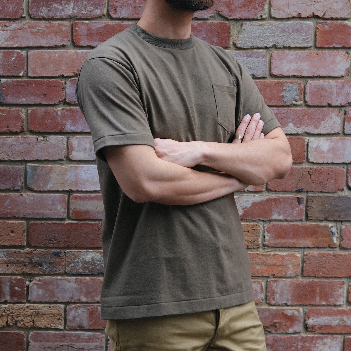 Anatomica Pocket Tee / Olive