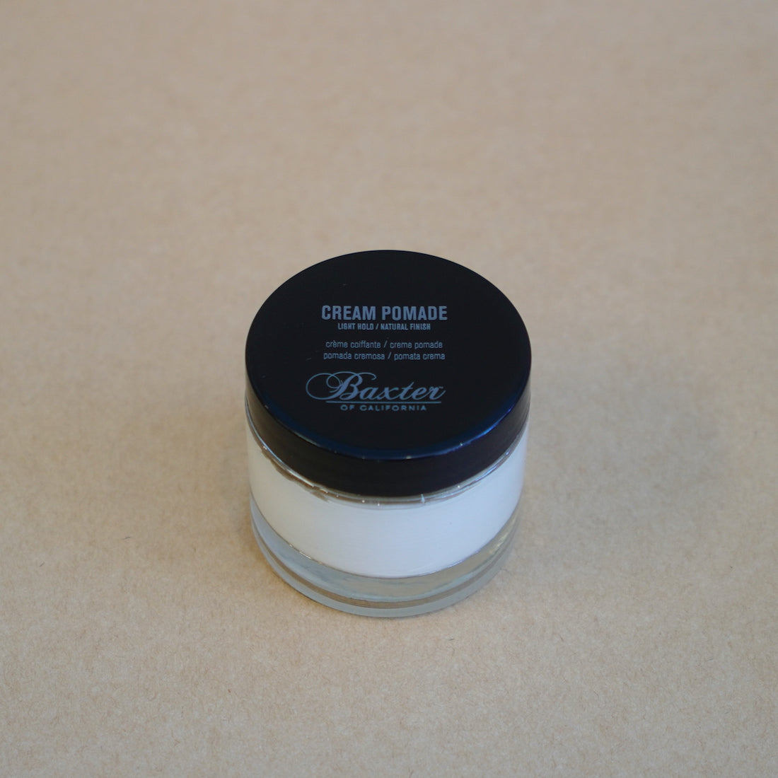 Cream Pomade / Light Hold / Natural Finish