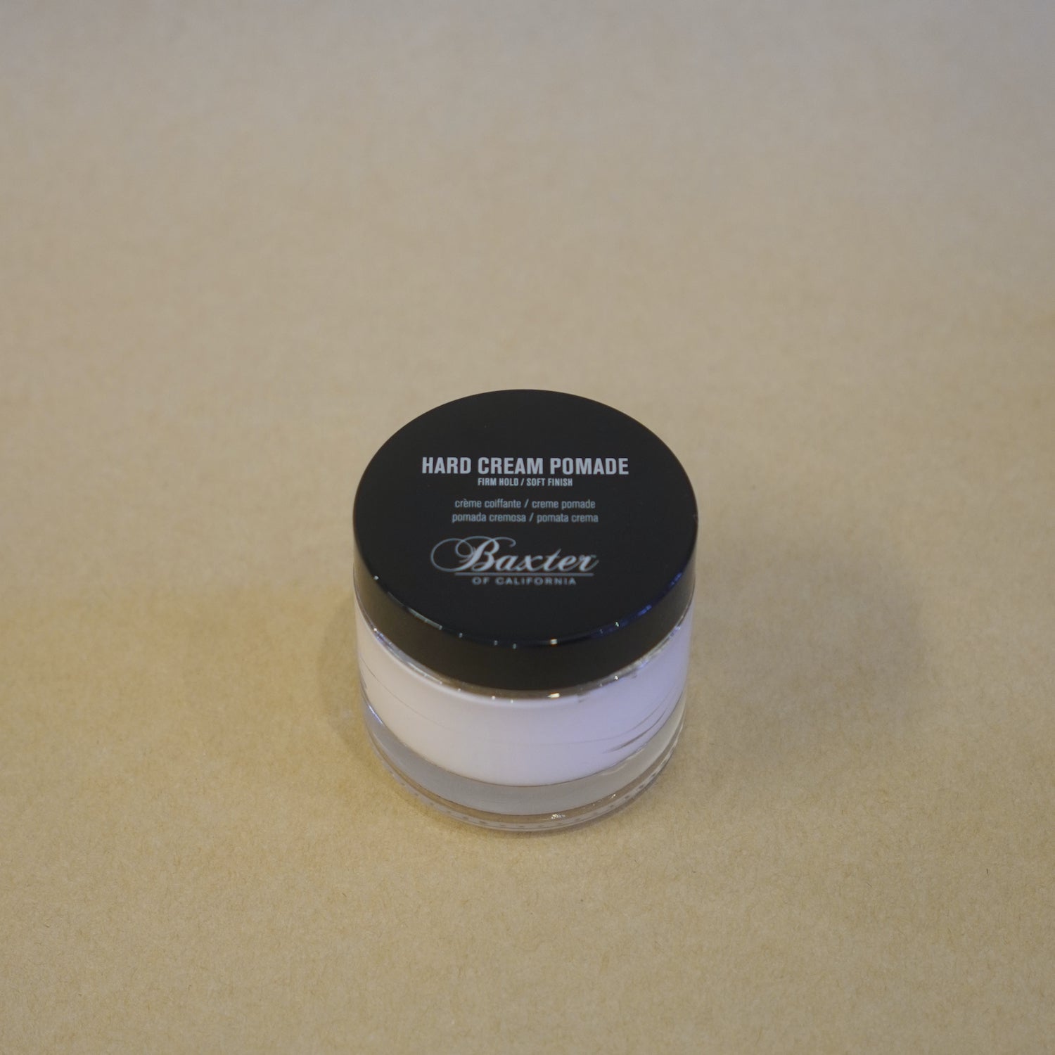 Hard Cream Pomade / Firm Hold / Soft Finish