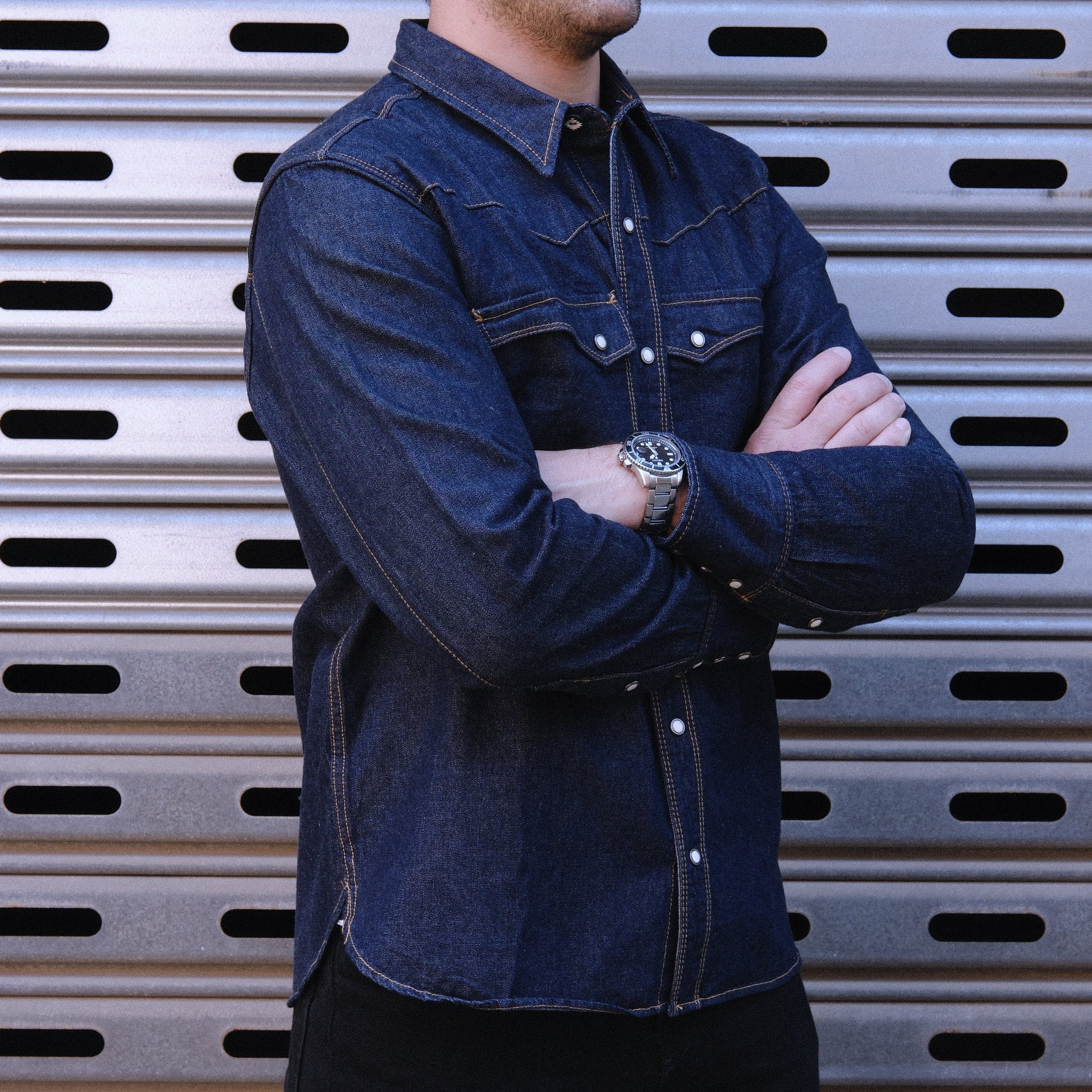 Calico Shirt / 9oz Denim