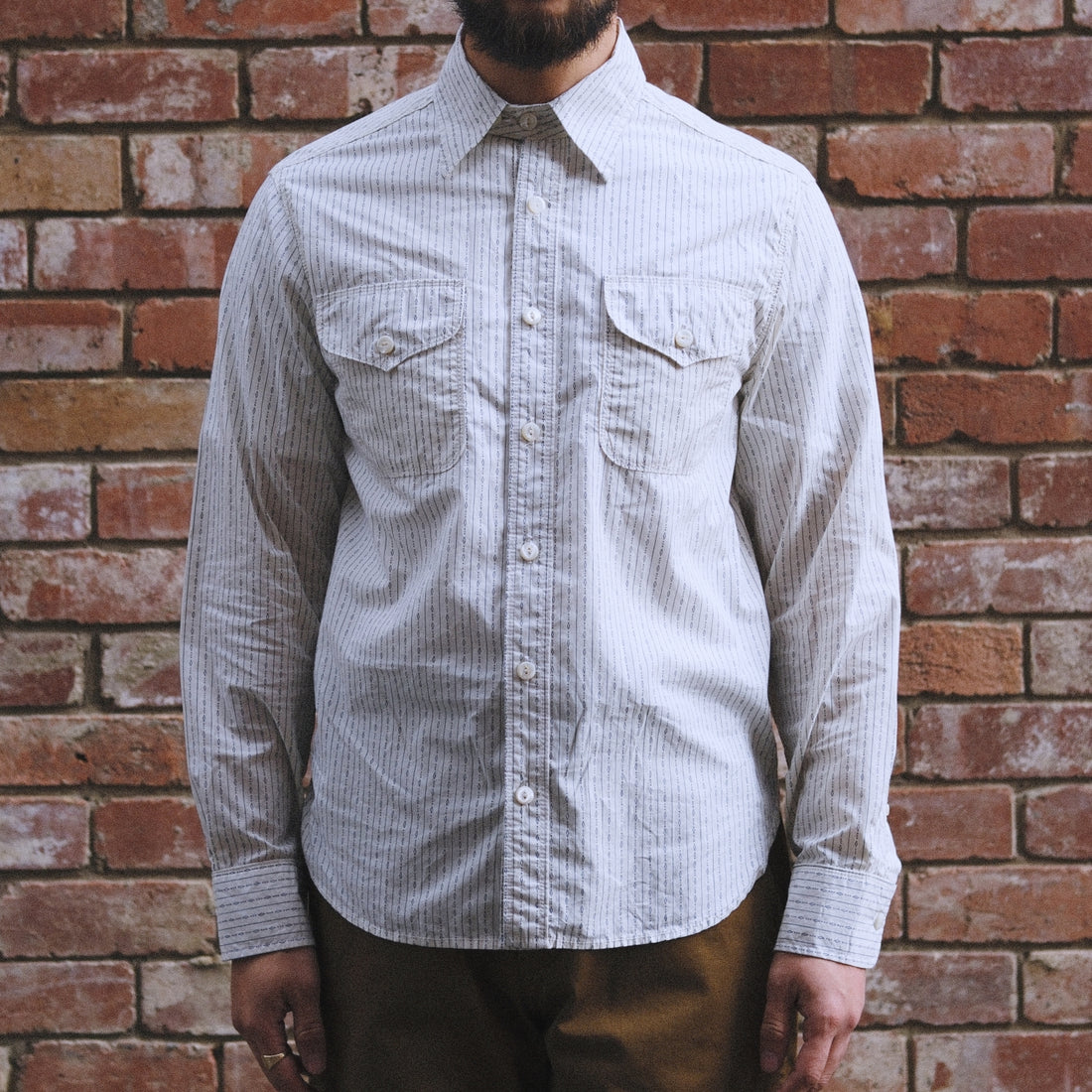 Wells Shirt / White Stripe