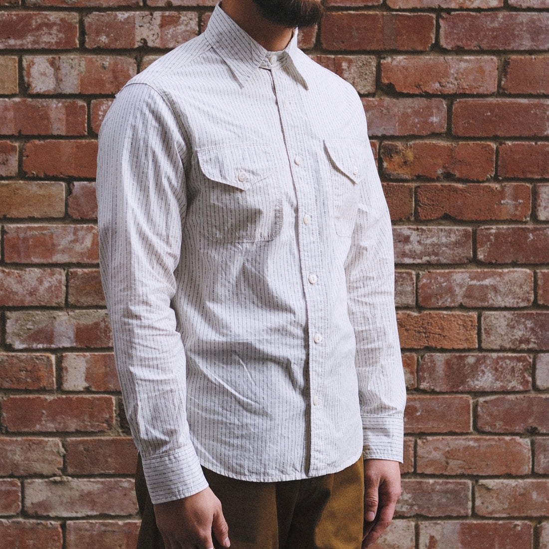 Wells Shirt / White Stripe