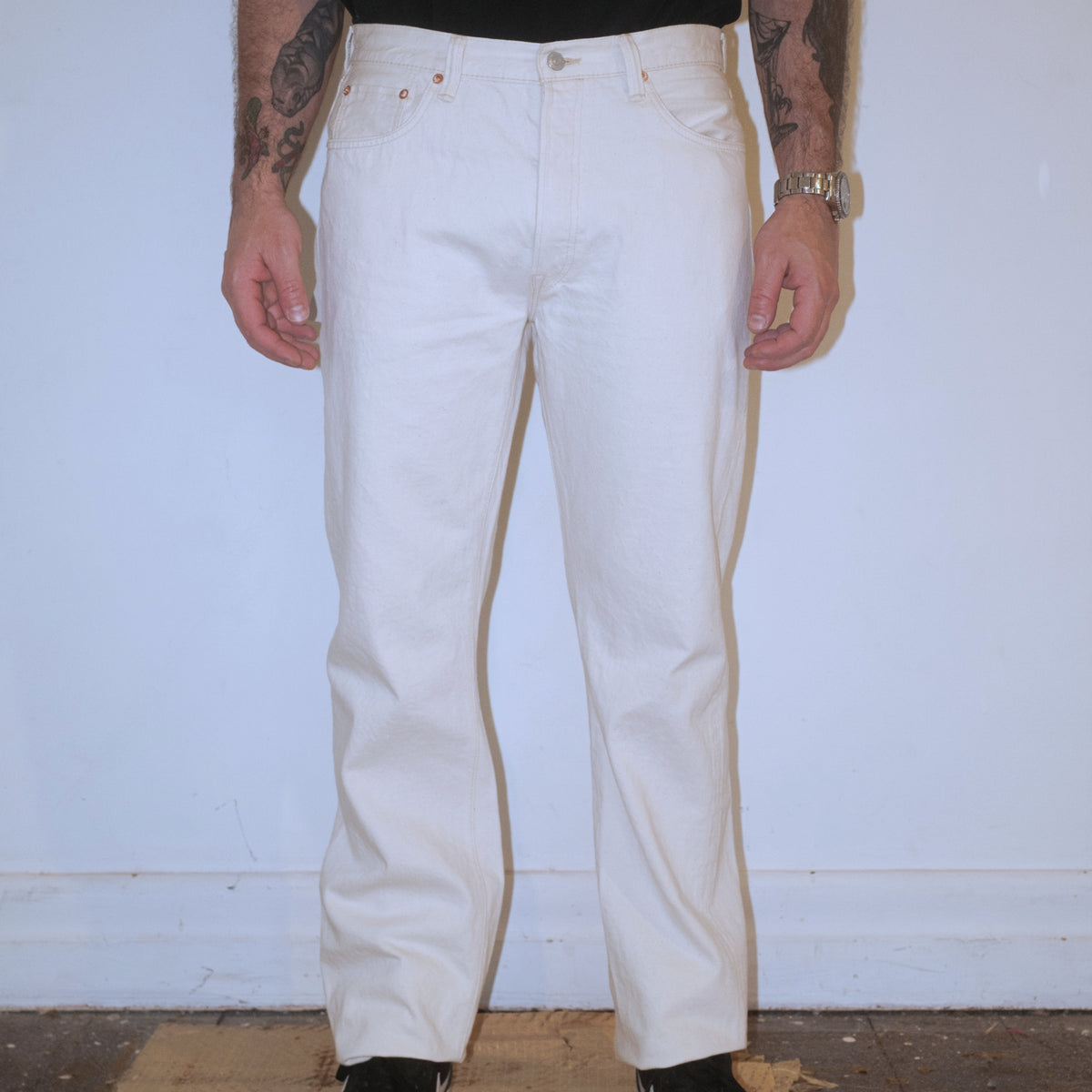 1101EC / Straight Denim / Ecru