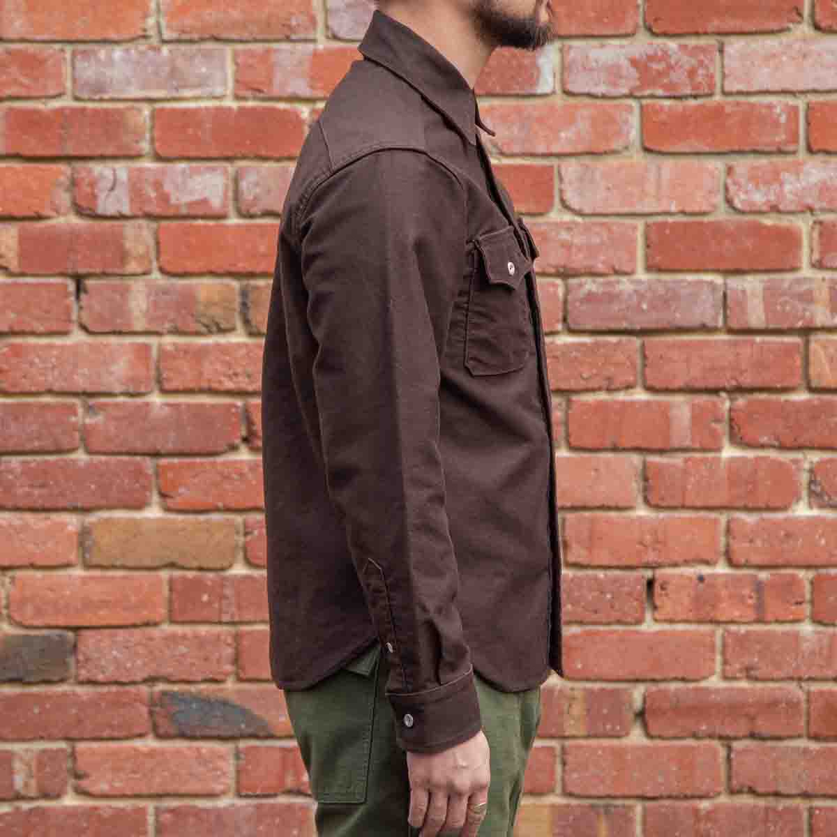 Scout Shirt / Oak Brown Moleskin