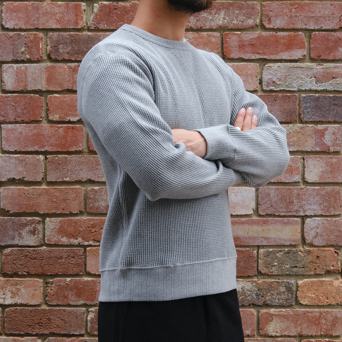 Thermal Sweatshirt/ H.Grey