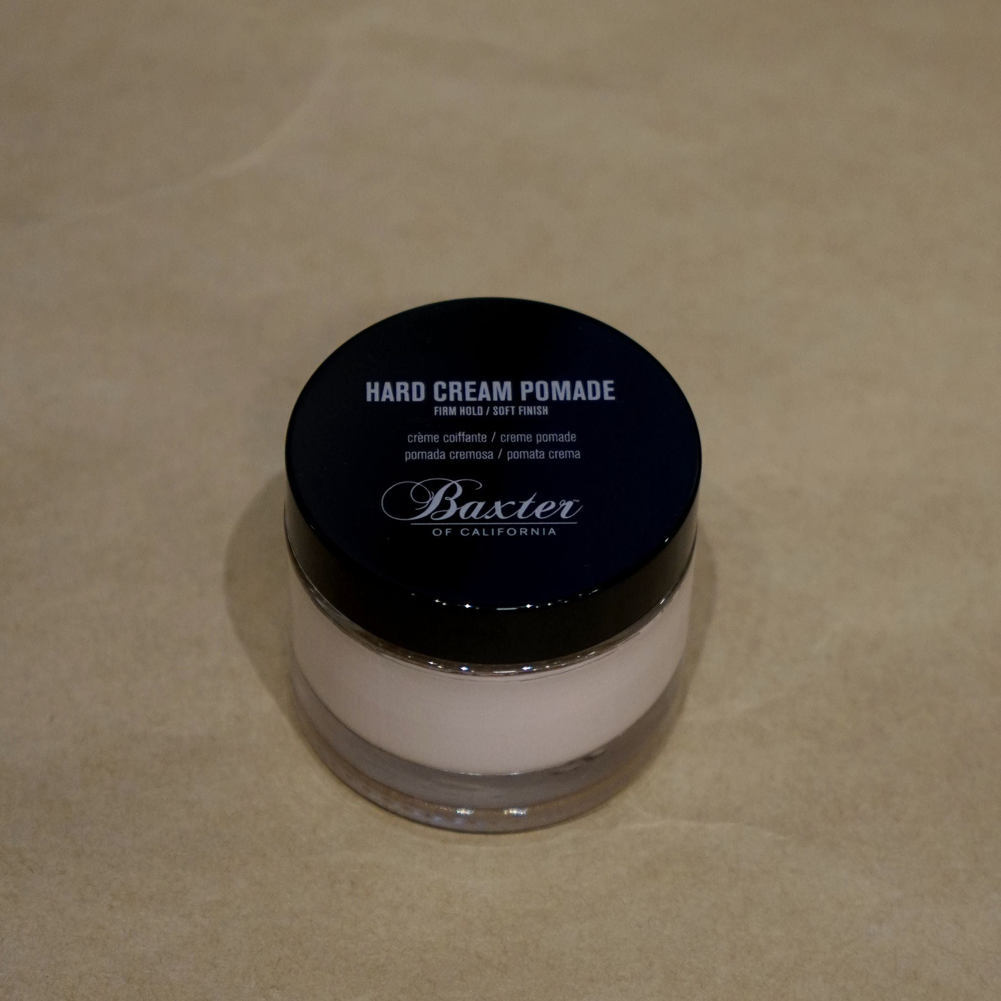 Hard Cream Pomade / Firm Hold / Soft Finish