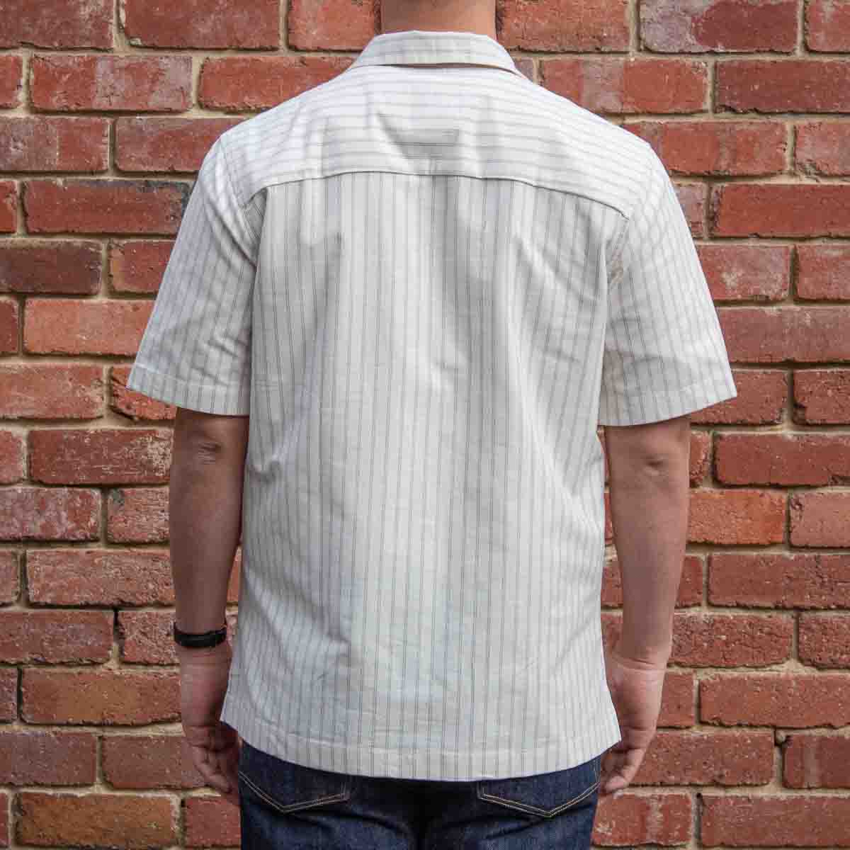 Aloha Shirt / Striped Oxford / Ecru