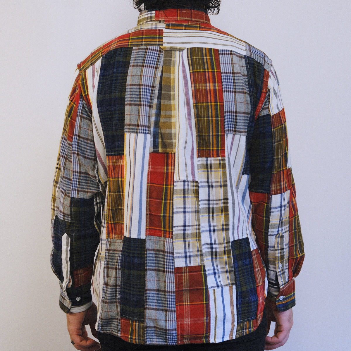 Madras Button Down Shirt / Multi Check