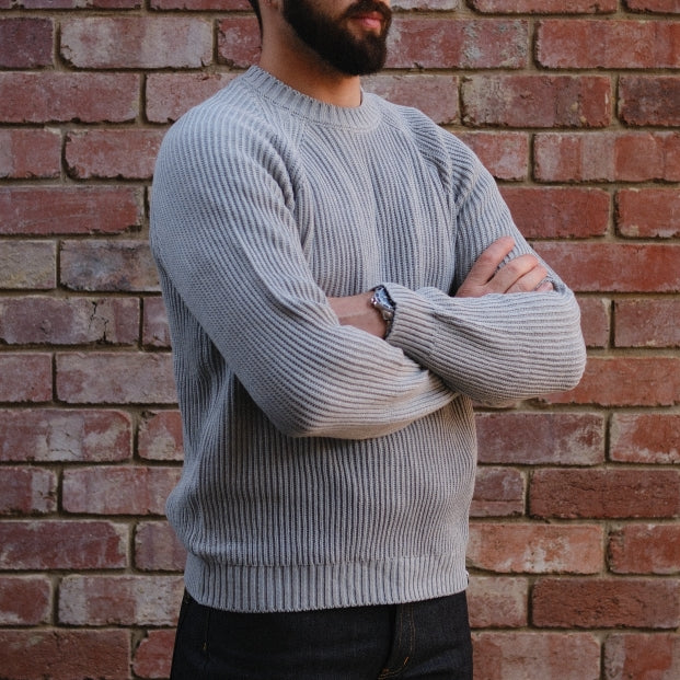 Harry Sweater / Washed Denim