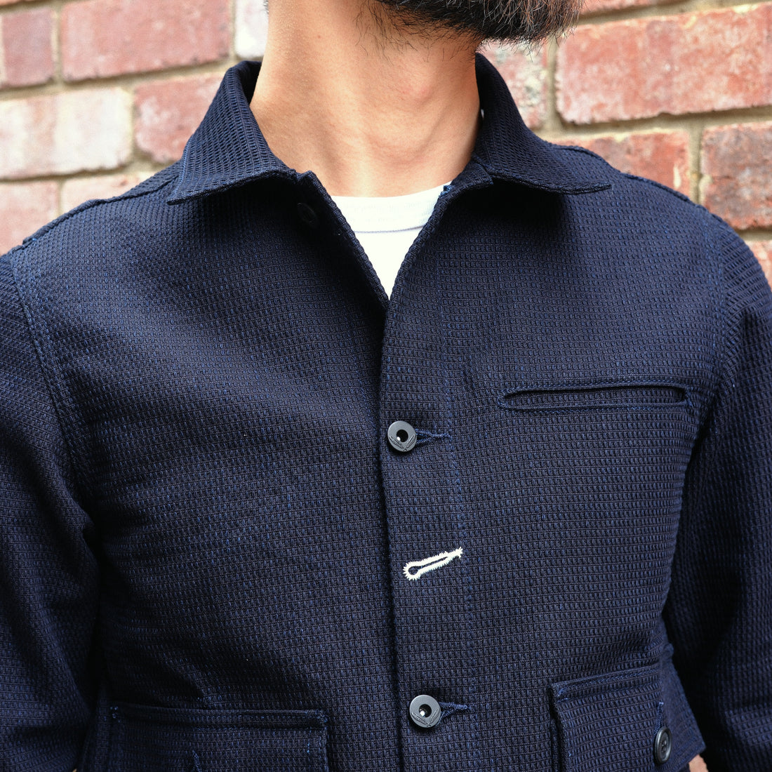 Ranger Jacket / Indigo Shashiko Waffle