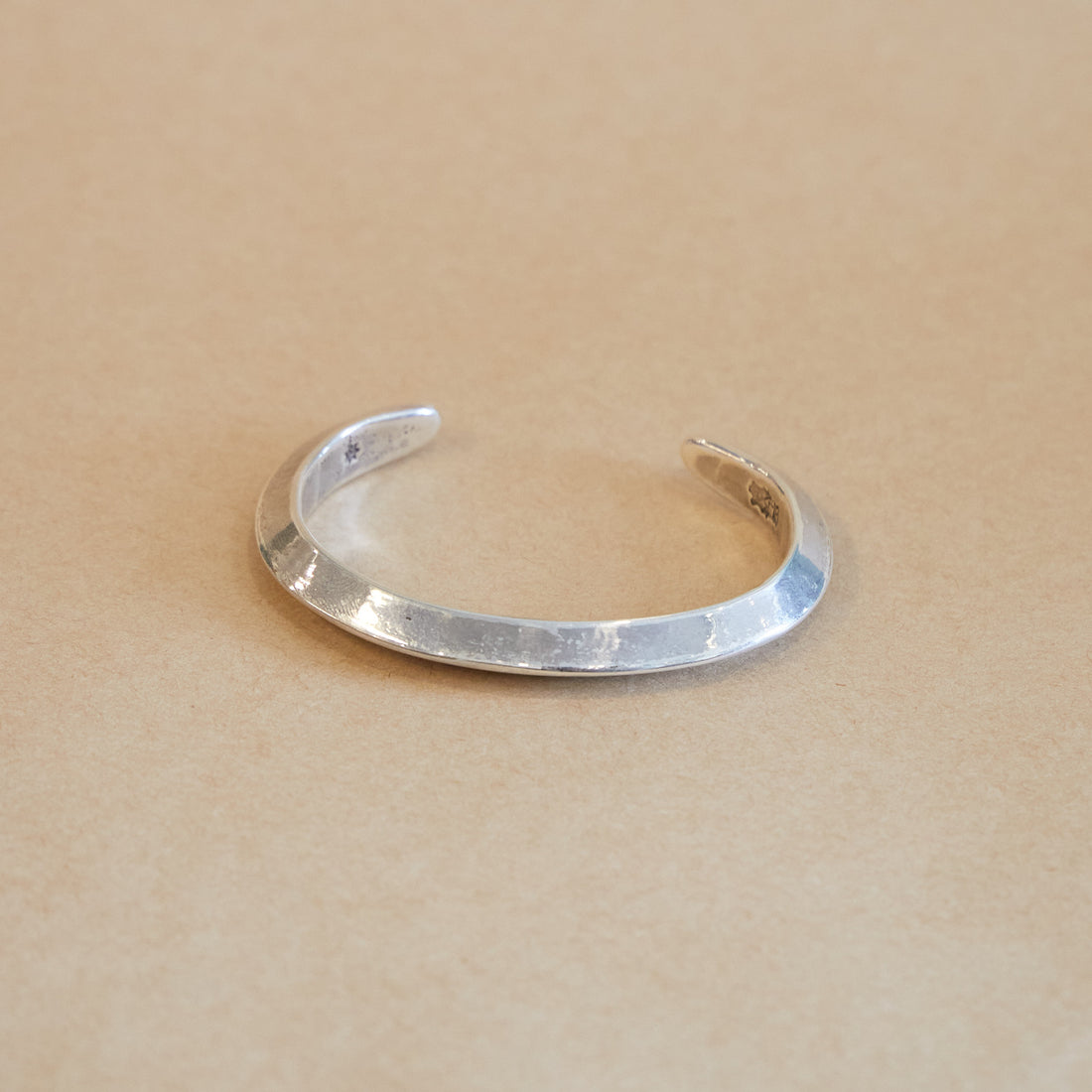 Gun Mark Cuff / Heavy Guy / Sterling Silver