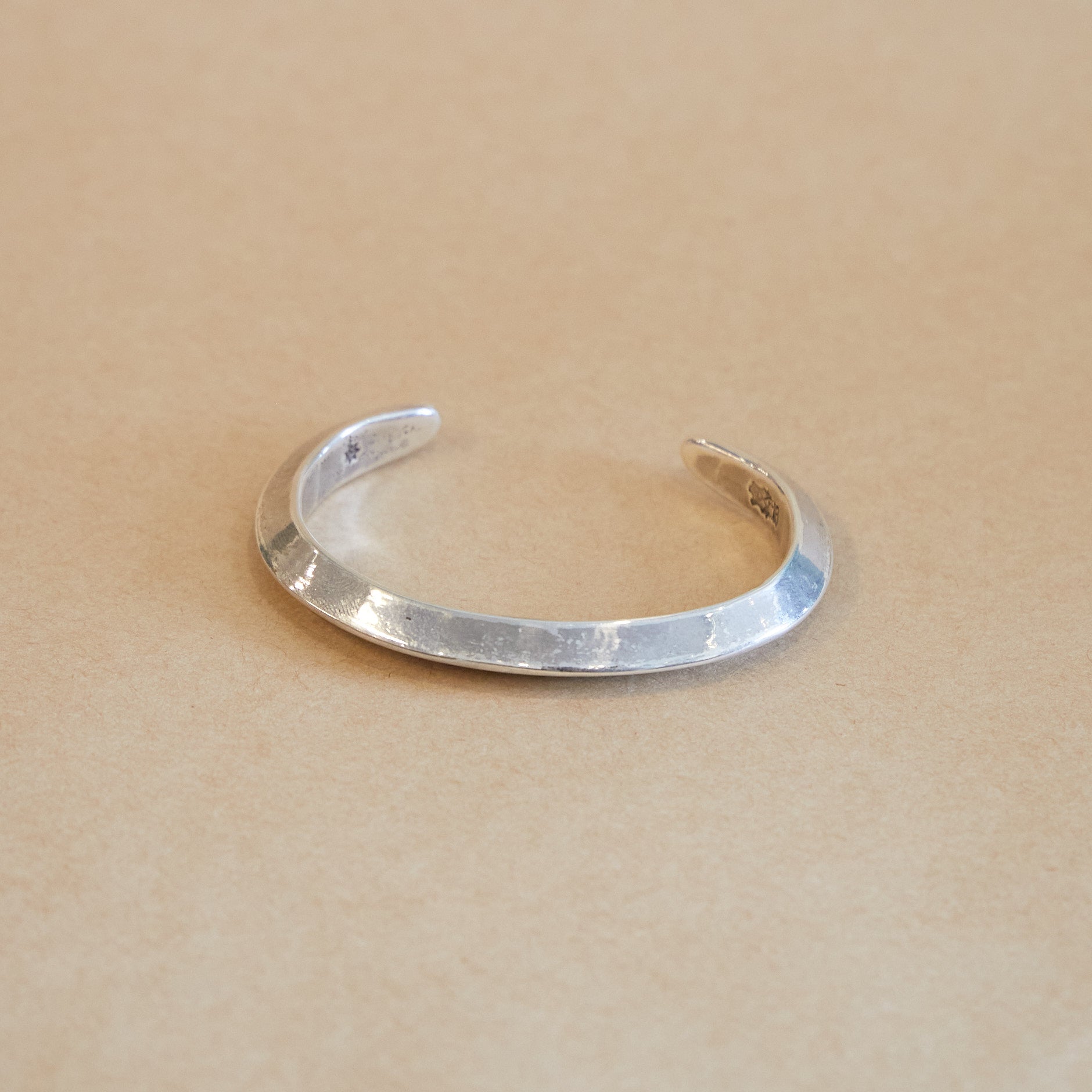 Gun Mark Cuff / Heavy Guy / Sterling Silver