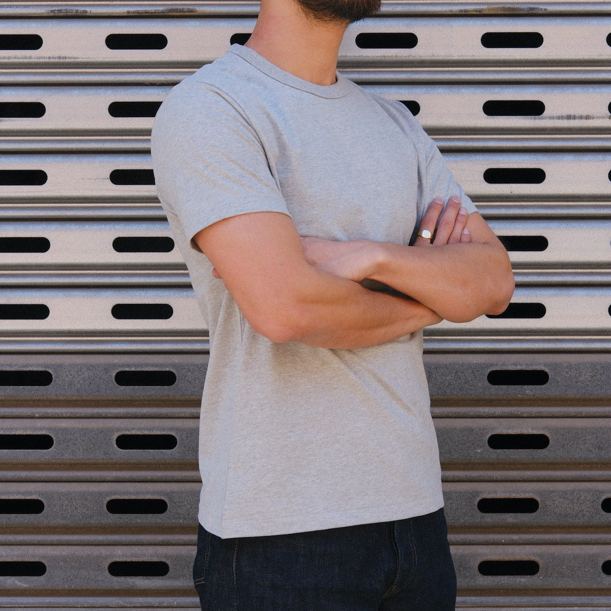 8oz Heavy Tee / Grey