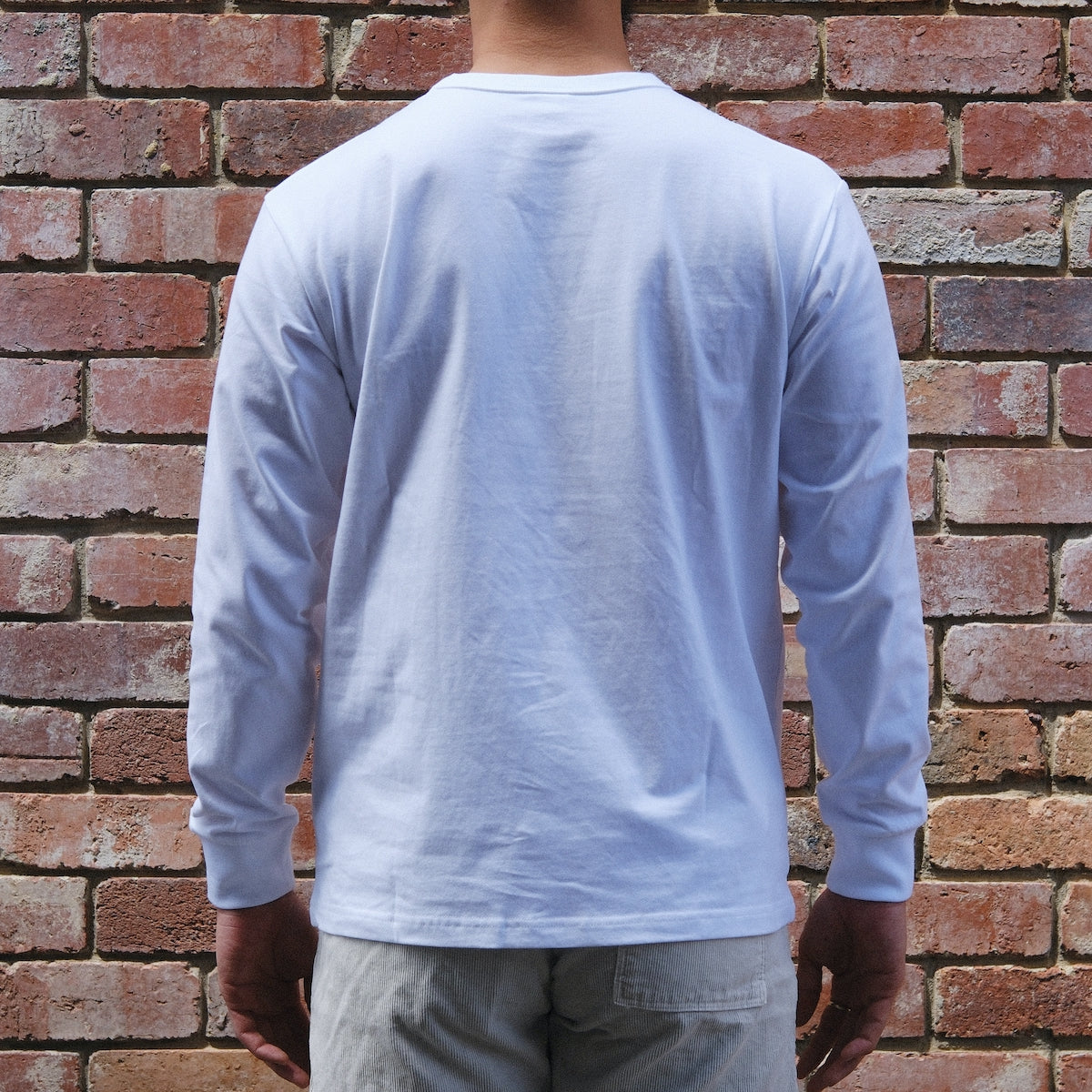 8oz Heavy Long Sleeves Tee / White