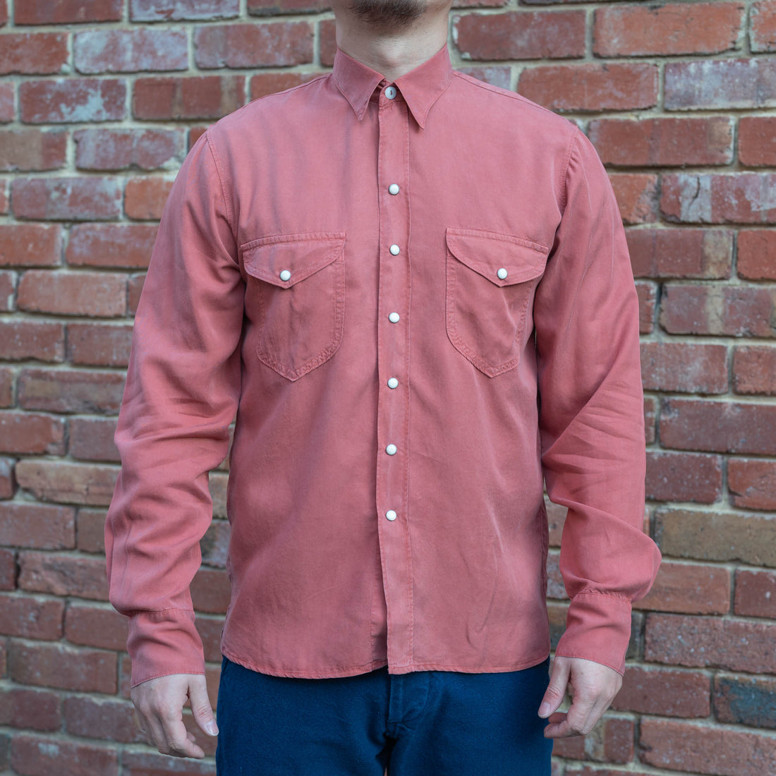 Tencel Gabardine Shirt / Sandstone