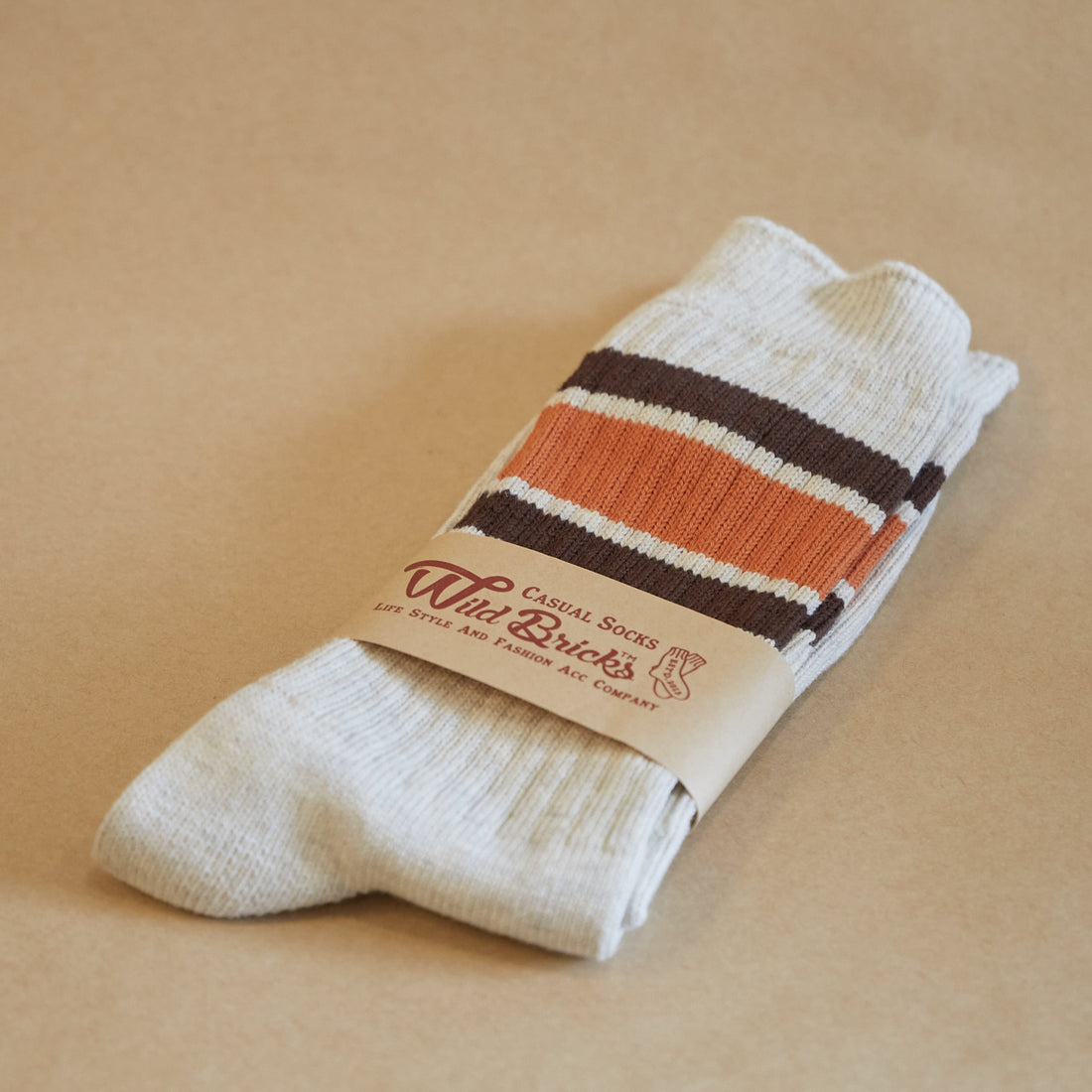 Melange Tennis Socks / Orange
