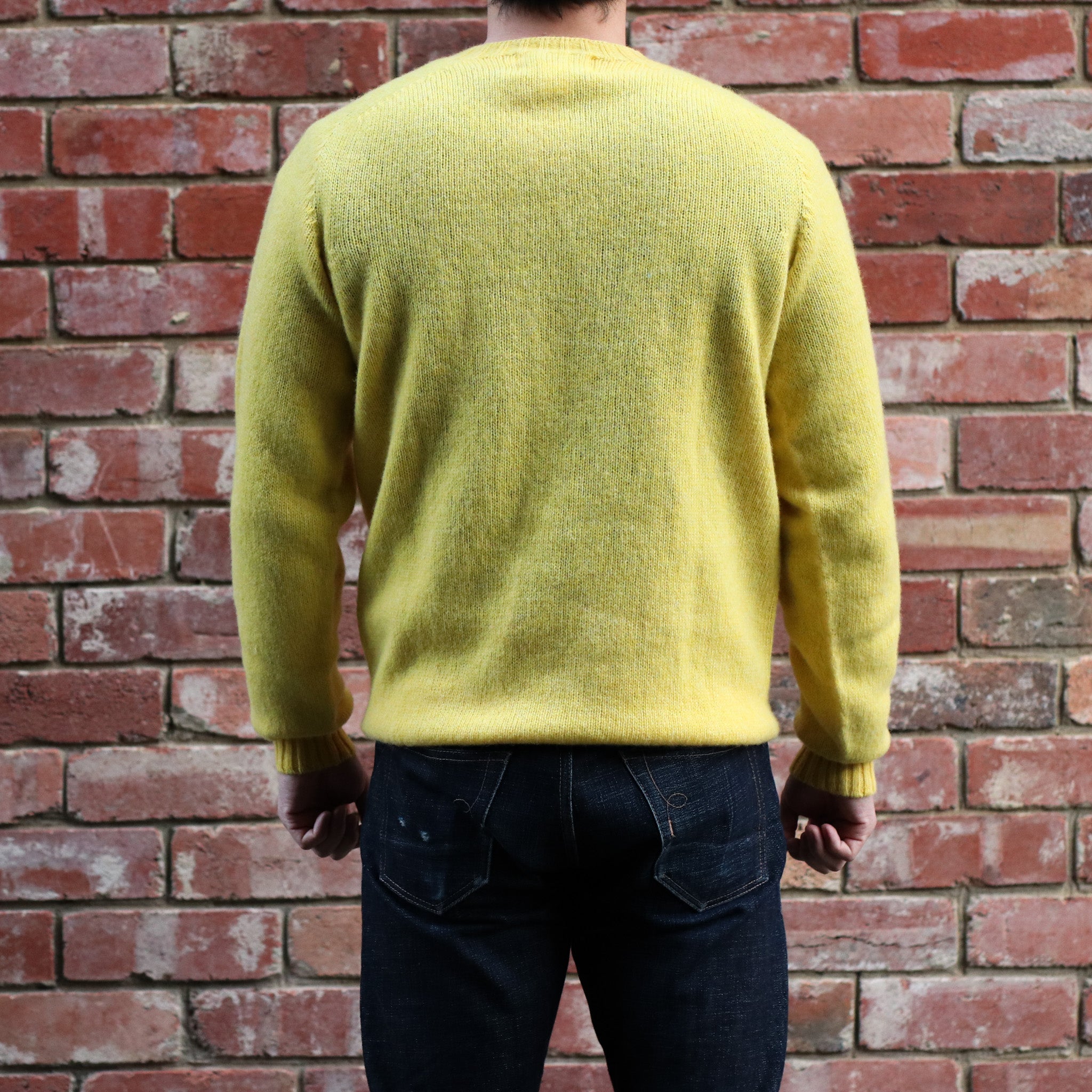 Wool Crew Pullover / Lemon Zest