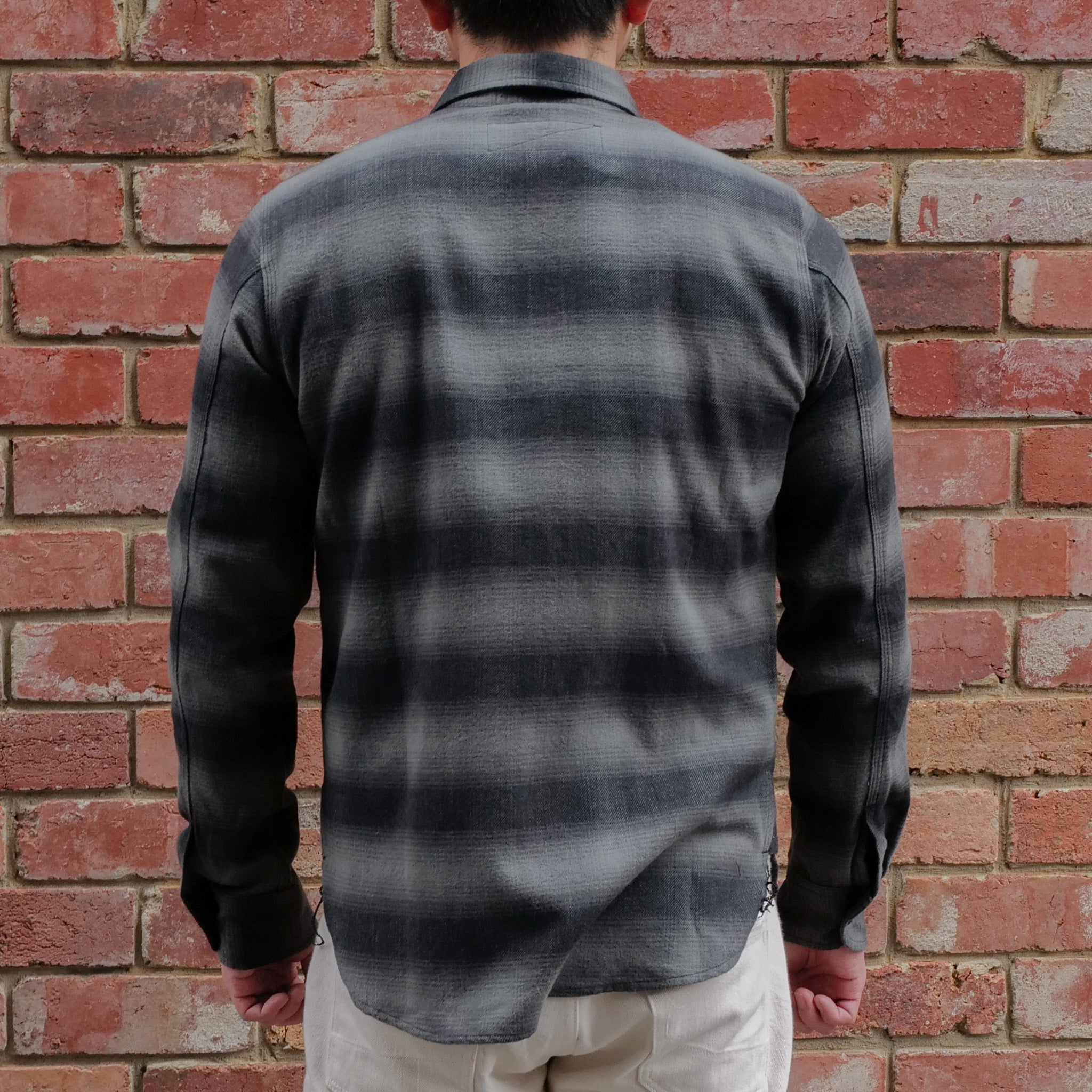 BM Work Shirt / Grey Plaid Flannel