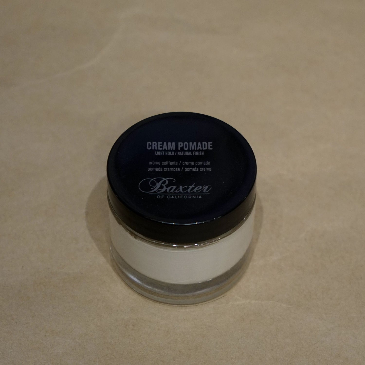 Cream Pomade / Light Hold / Natural Finish