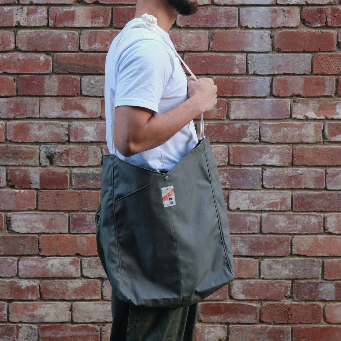 Ambois Grande Utility Bag / Vintage Olive Sateen