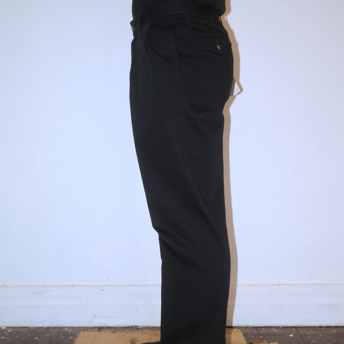 1955UC / 2 Pleated Chinos Trousers / Navy