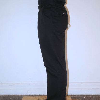 1955UC / 2 Pleated Chinos Trousers / Navy