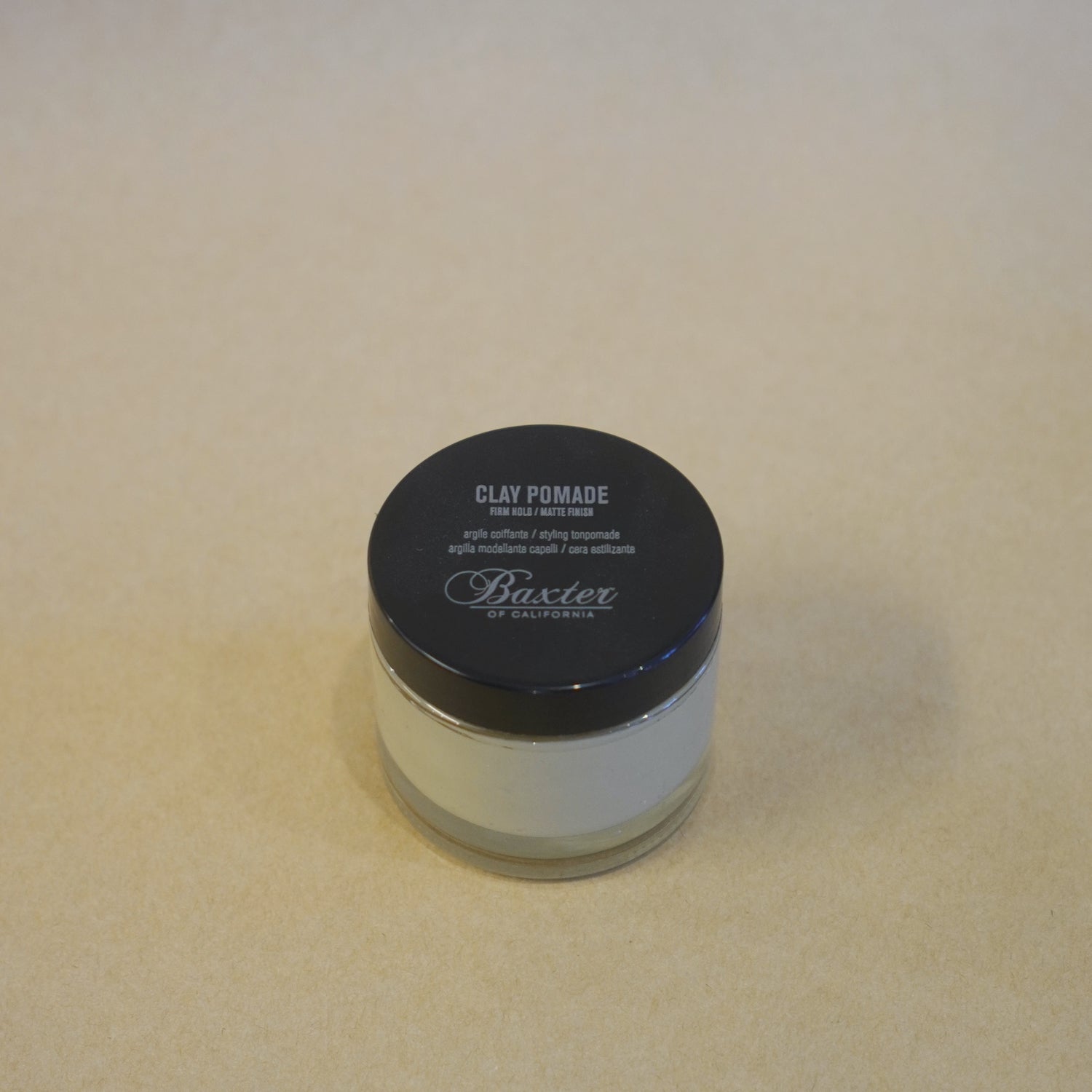 Clay Pomade / Firm Hold / Matte Finish