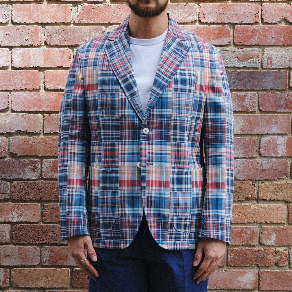 13 Madras Sport Coat / Red