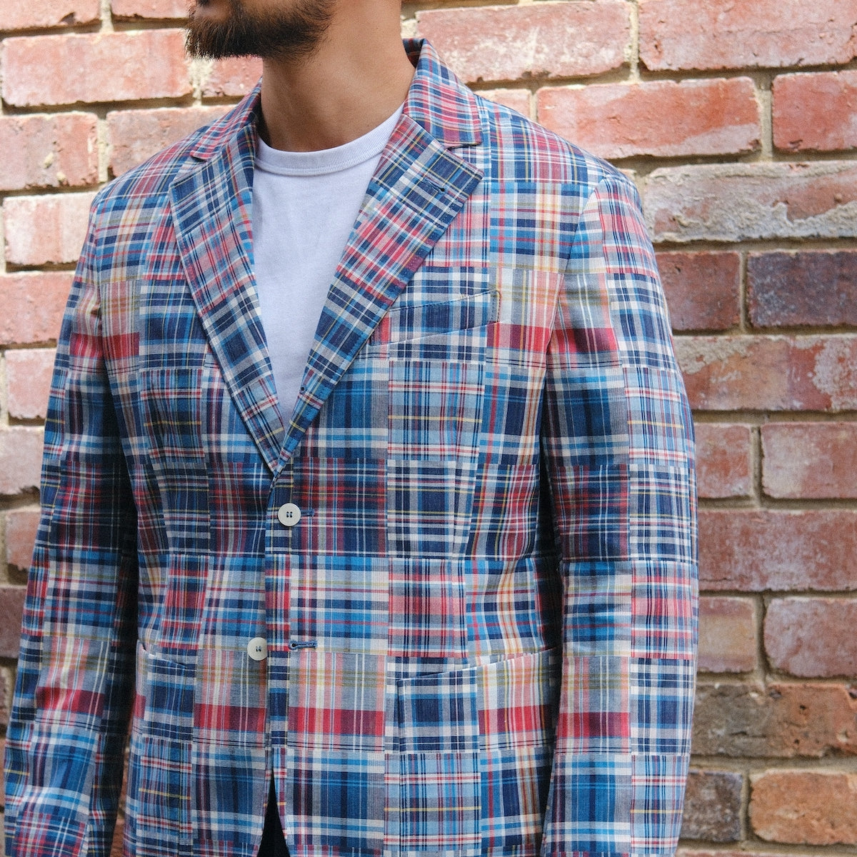 13 Madras Sport Coat / Red