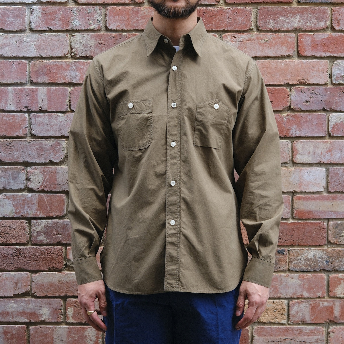 13 Work Shirt / Olive