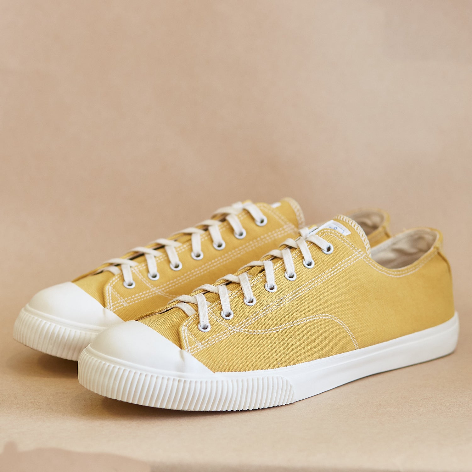 Military Canvas Sneaker / Mustard