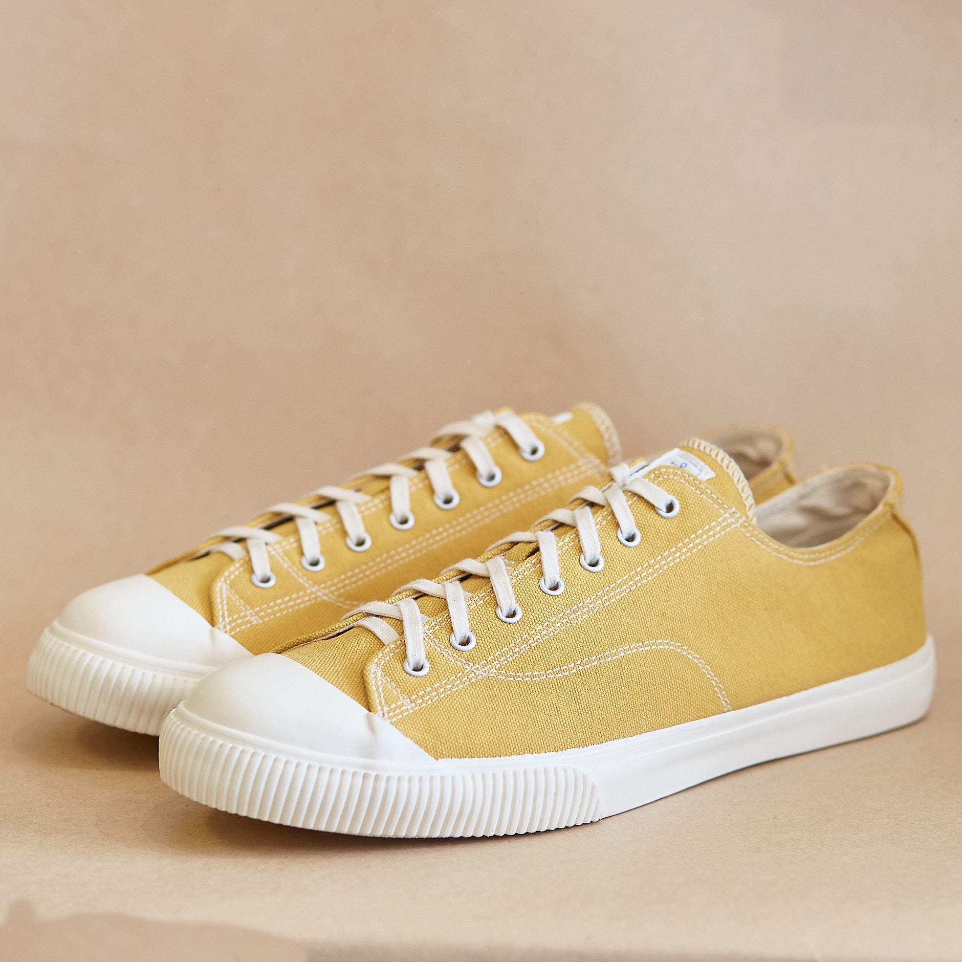 Military Canvas Sneaker / Mustard