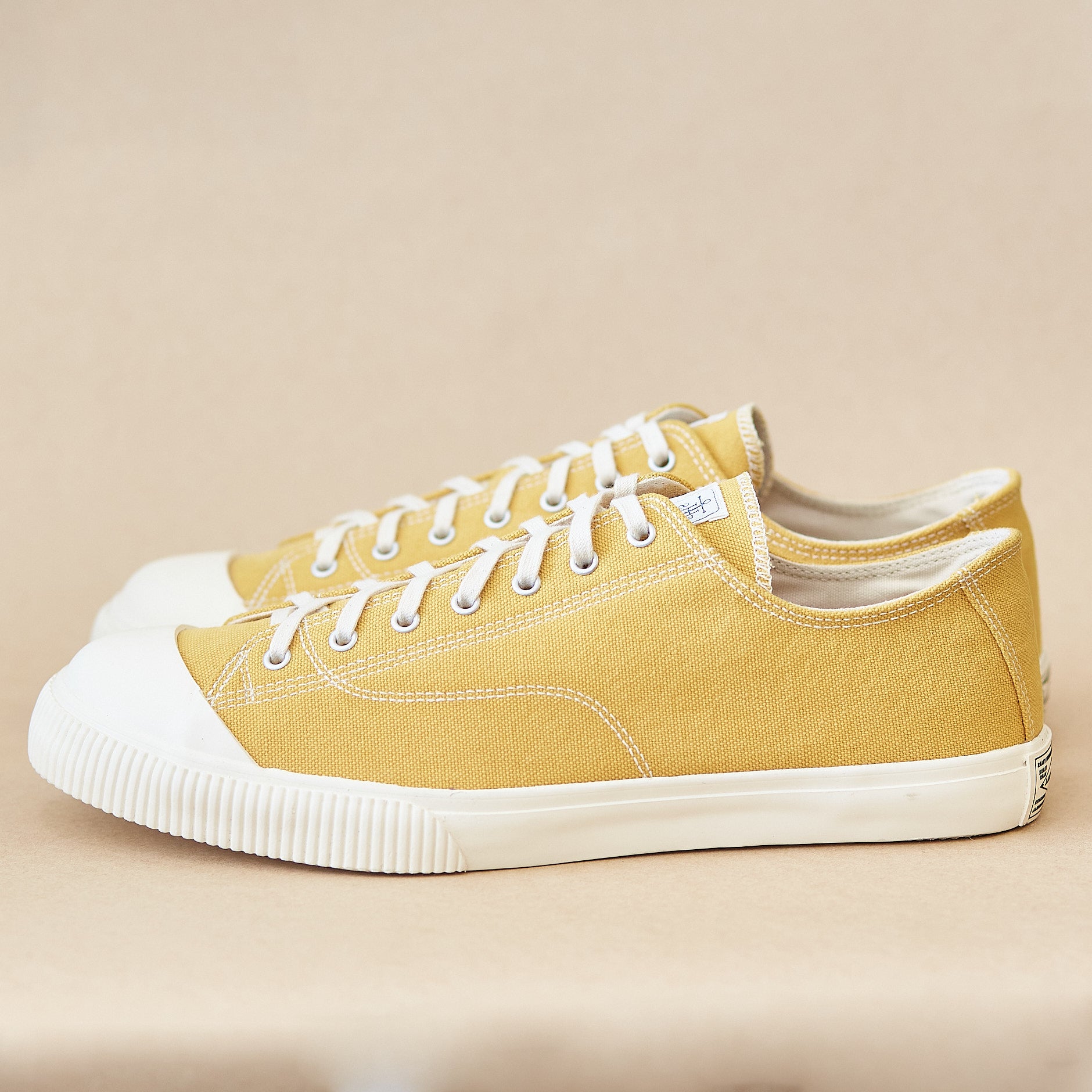 Military Canvas Sneaker / Mustard