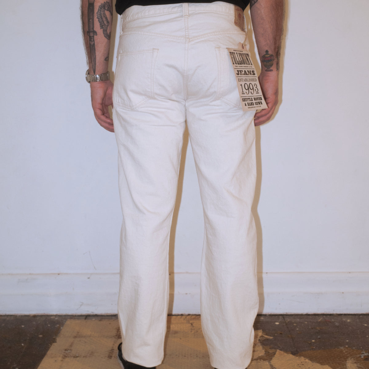 1101EC / Straight Denim / Ecru