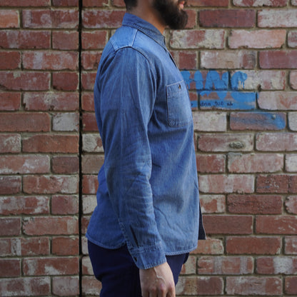 Work Shirt / Hand Washed Denim / Indigo