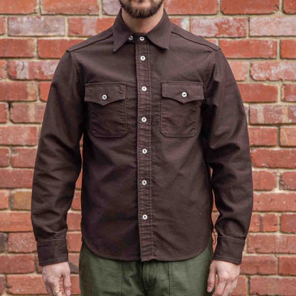 Scout Shirt / Oak Brown Moleskin