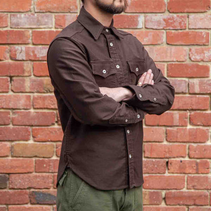 Scout Shirt / Oak Brown Moleskin