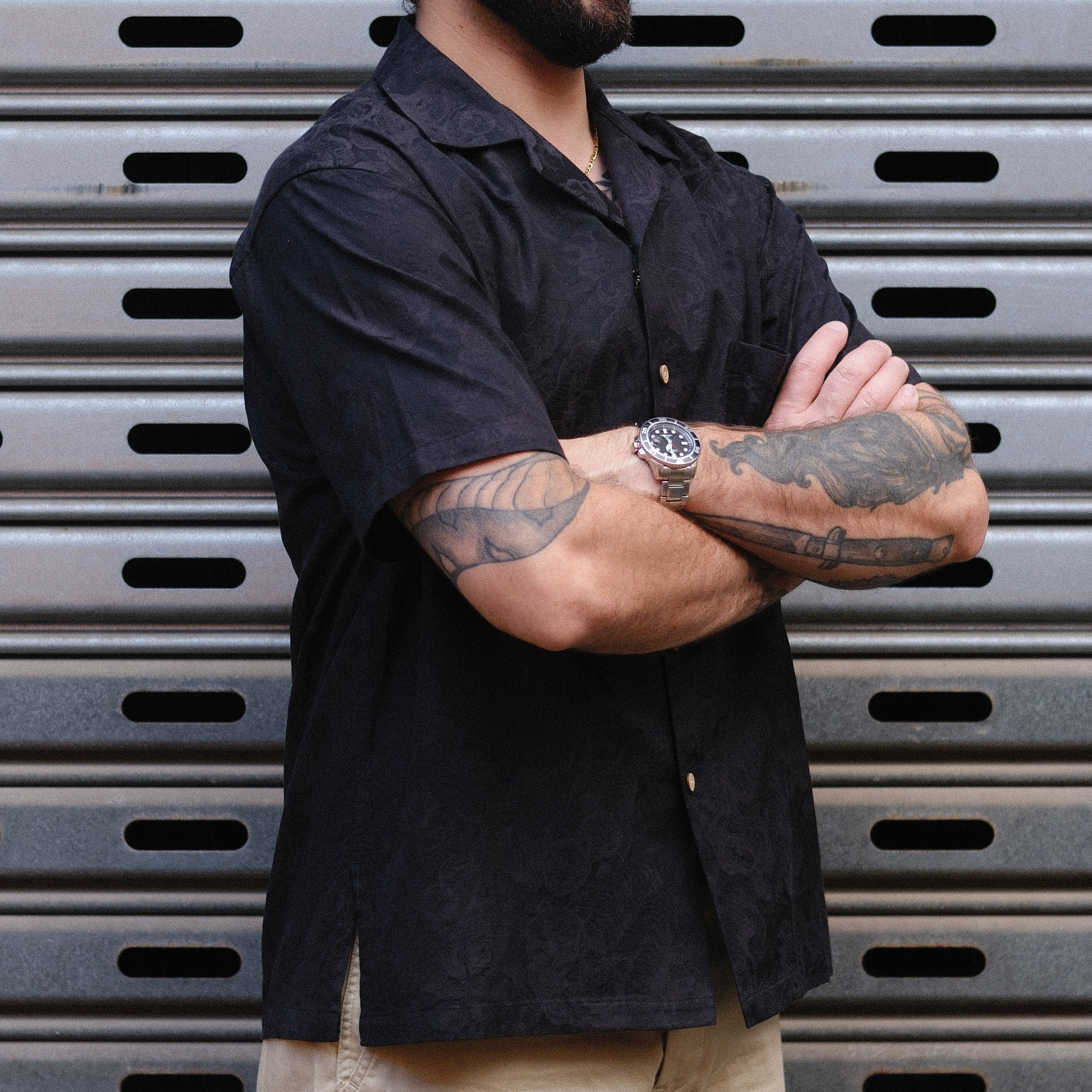 Hundred Tiger Shirt/ Black