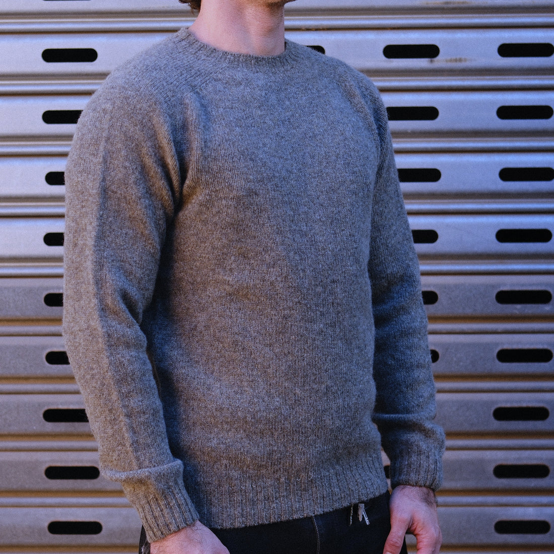 Wool Crew Pullover / Fossil