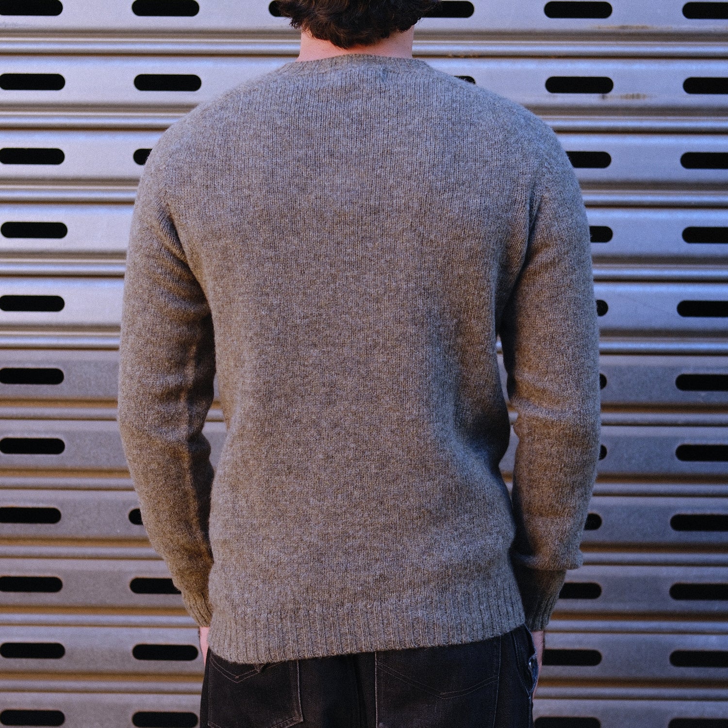 Wool Crew Pullover / Fossil