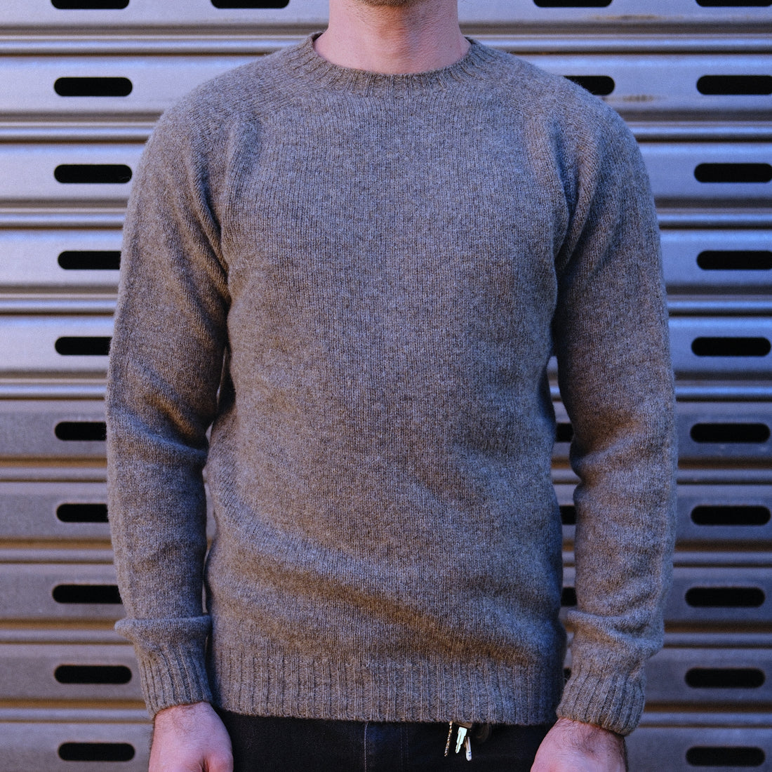 Wool Crew Pullover / Fossil
