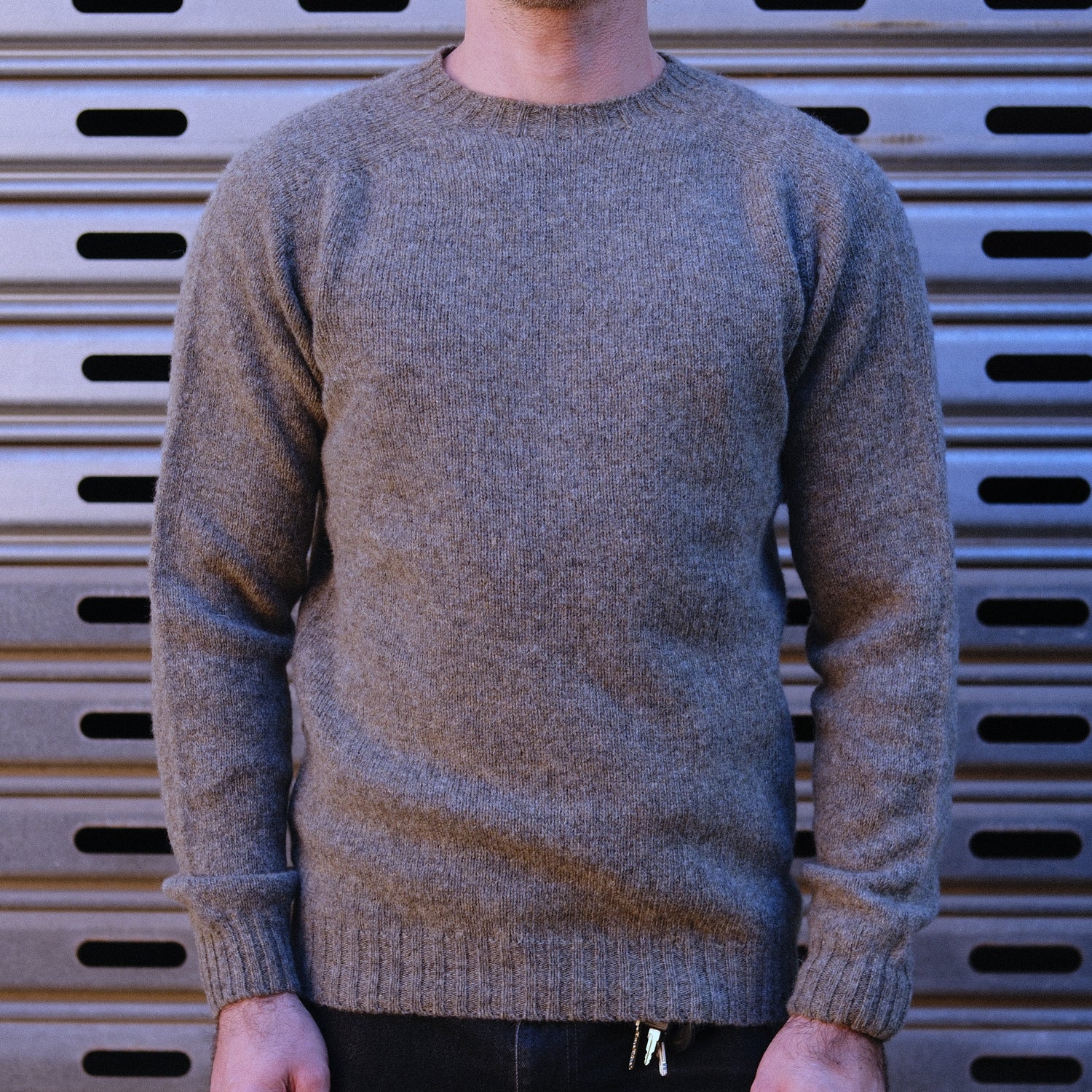 Wool Crew Pullover / Fossil