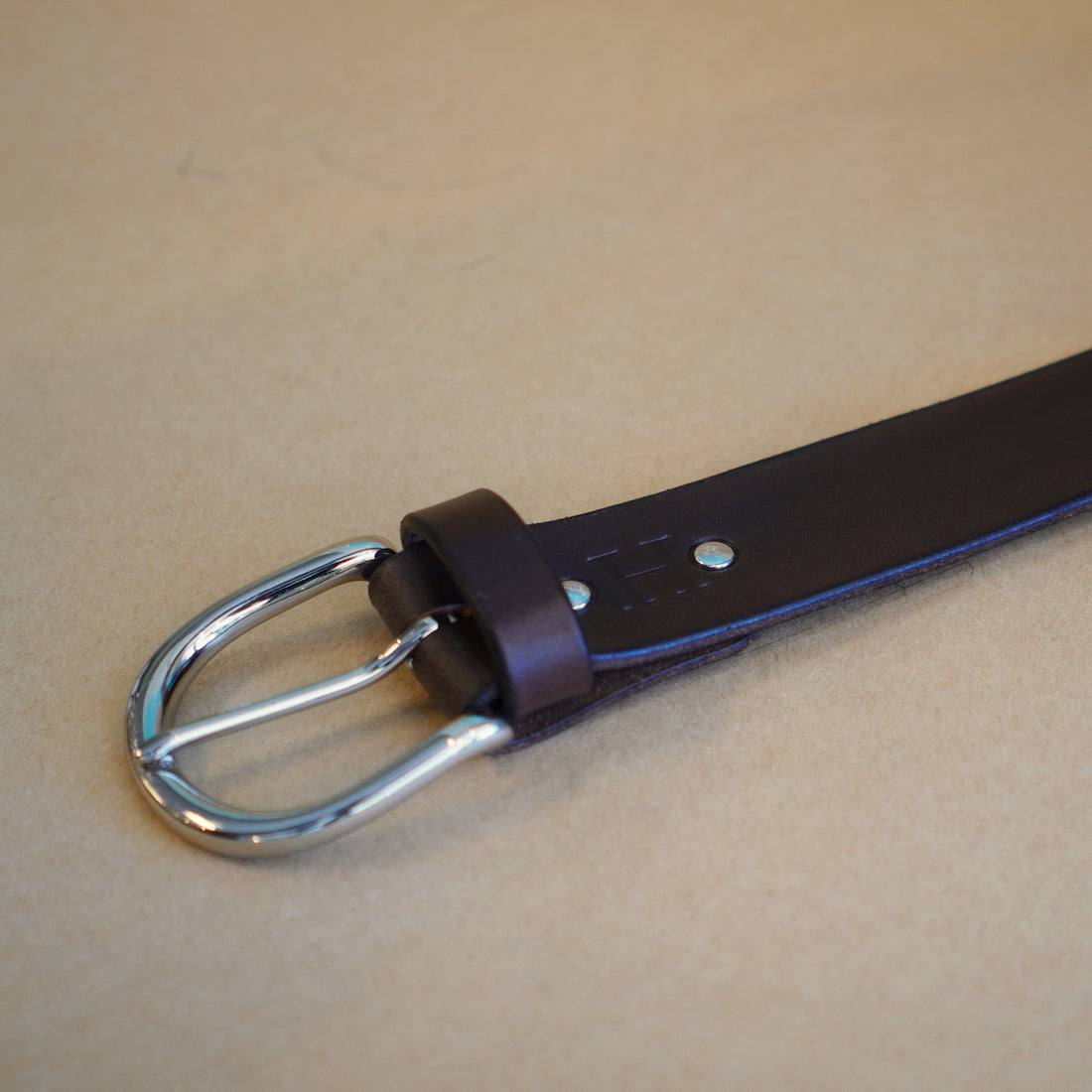 Silver Buckle / Wide Brown