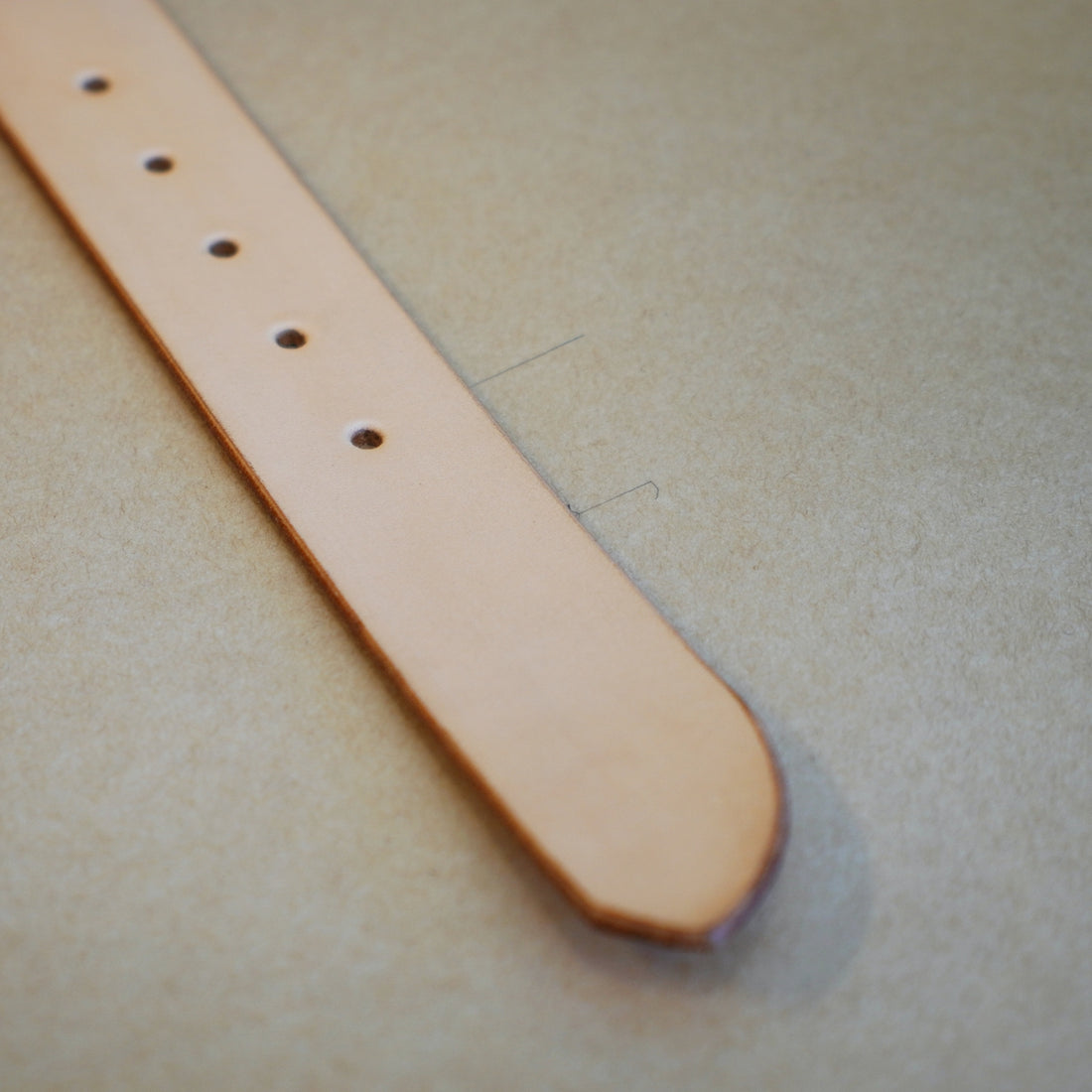 Matt Silver Buckle / Wide Nature Tan