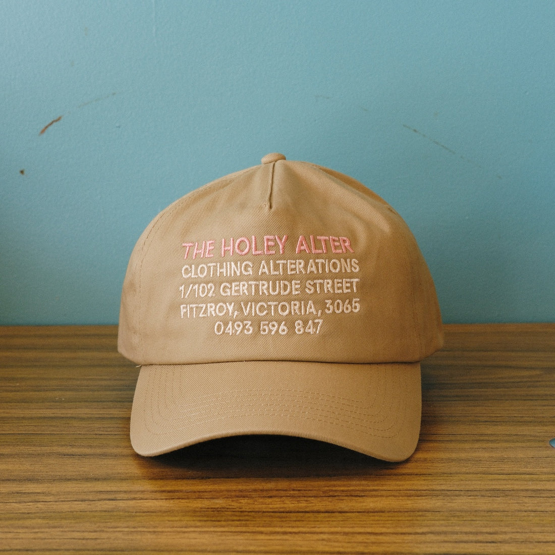 The Holey Alter / Merchants Cap / Tan Pink White