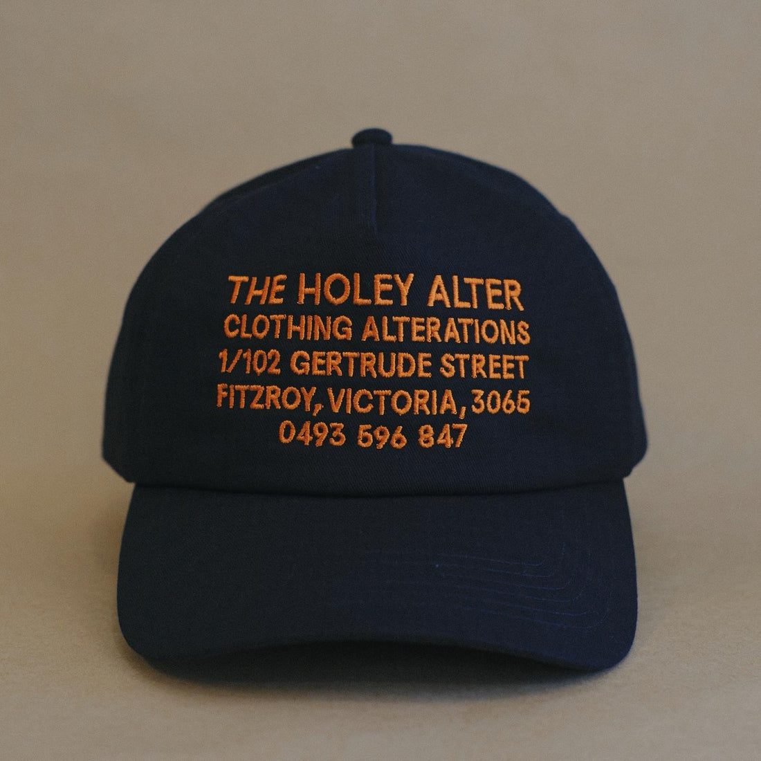 The Holey Alter / Merchants Cap / Navy &amp; Orange