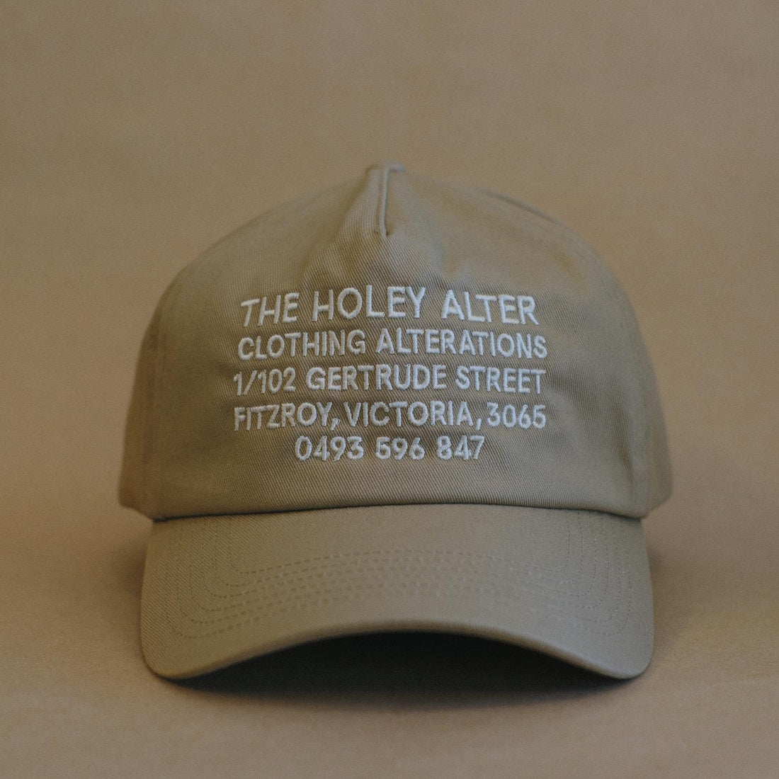 The Holey Alter / Merchants Cap / Tan &amp; White