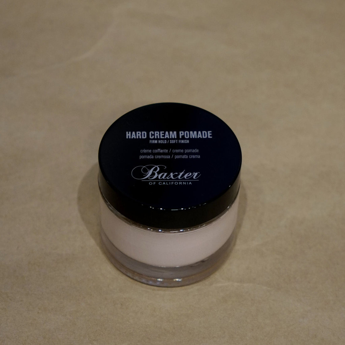Hard Cream Pomade / Firm Hold / Soft Finish